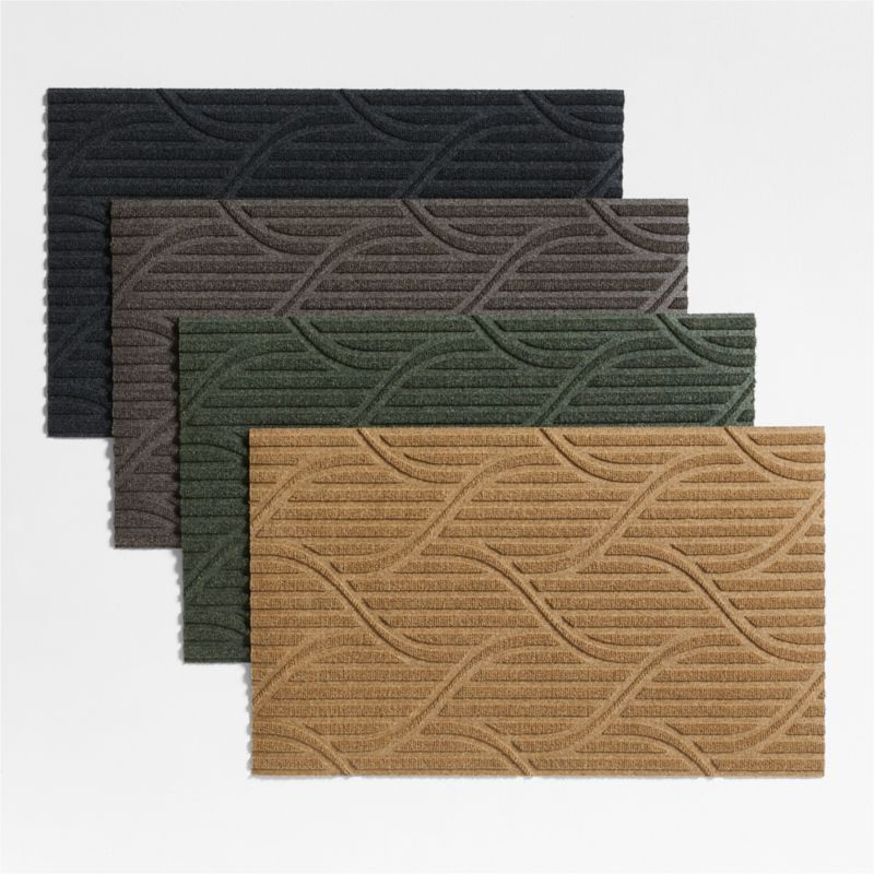 Thirsty Flow Olive Green Indoor/Outdoor Doormat 21.5