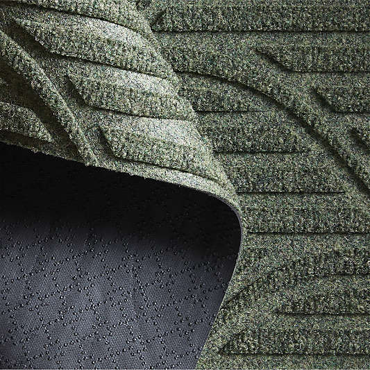 Thirsty Flow Olive Green Indoor/Outdoor Doormat 21.5"x35"