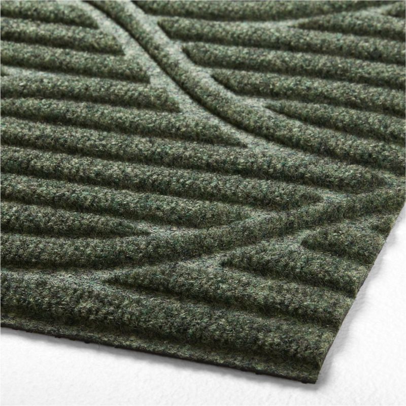 Thirsty Flow Olive Green Indoor/Outdoor Doormat 21.5"x35" - image 2 of 4