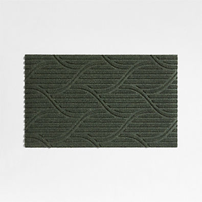 View Thirsty Flow Olive Green Indoor/Outdoor Doormat 21.5"x35" details
