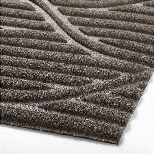 Thirsty Flow Taupe Brown Indoor/Outdoor Doormat 21.5"x35"