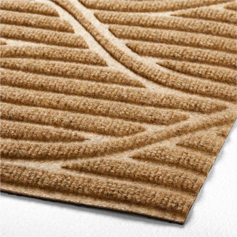 Thirsty Flow Wheat Brown Indoor/Outdoor Doormat 21.5"x35" - image 2 of 4