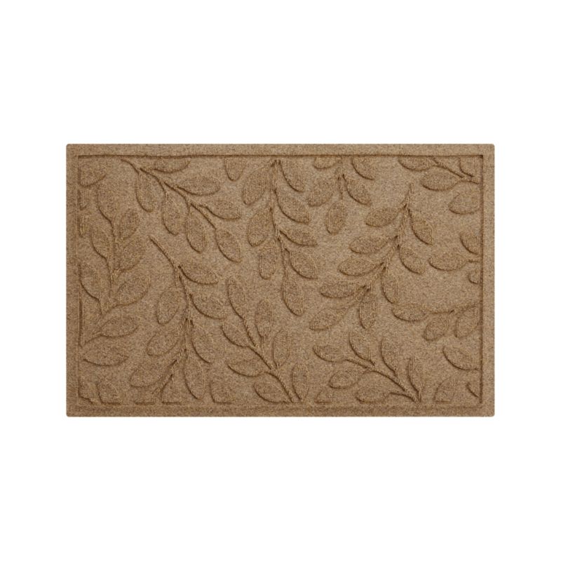 Thirsty Leaves Flax Doormat 22"x34" - image 0 of 2