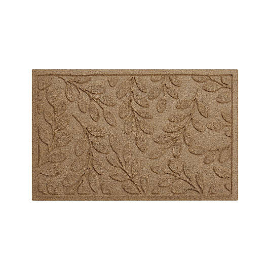 Thirsty Leaves Flax Doormat 22"x34"