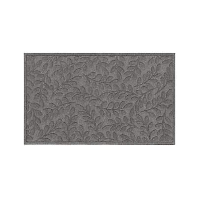 Thirsty Leaves Light Grey Doormat 36"x60"