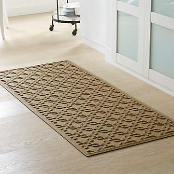 Thirsty Dots ™ Green 34x22 Doormat  Door mat, Crate and barrel, Beige  carpet