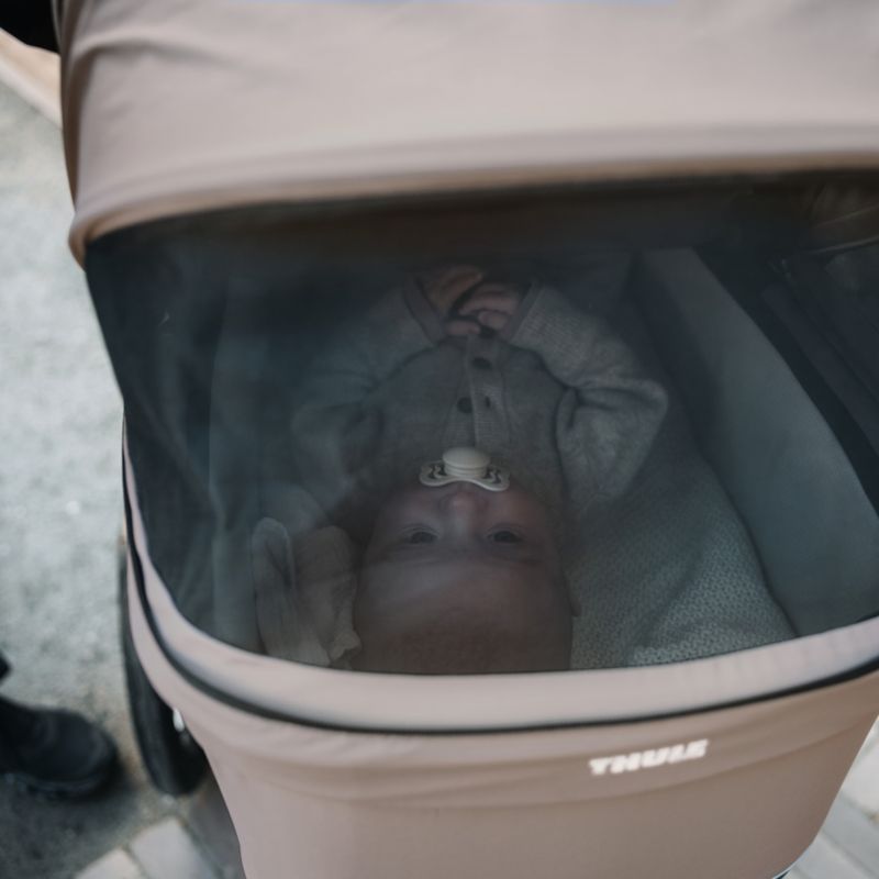 Thule Urban Glide Tinted Taupe Baby Bassinet - image 3 of 10
