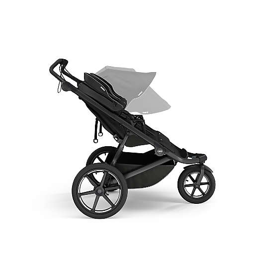 Thule Urban Glide 3 Black All Terrain Newborn Double Stroller