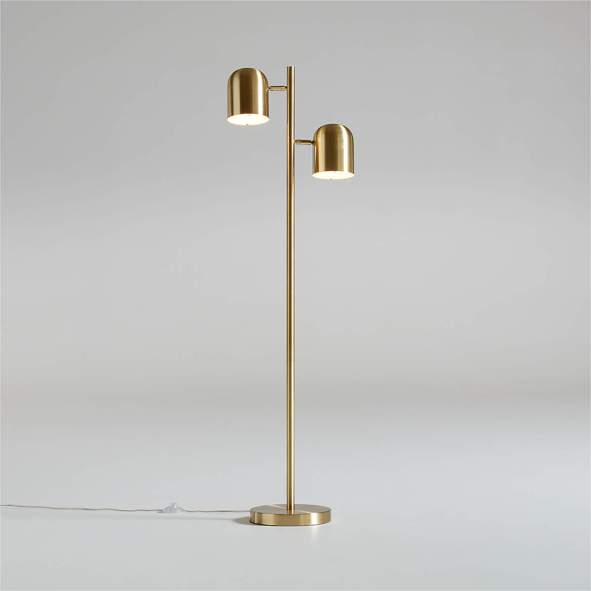 Gold metal floor lamp sales
