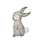 View Bunny Throw Pillow - image 10 of 10
