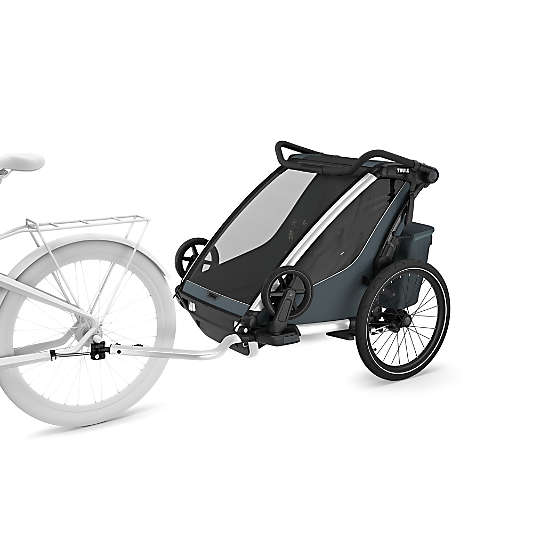 Thule Chariot Cross 2 Dark Slate Double Multisport Bike Trailer
