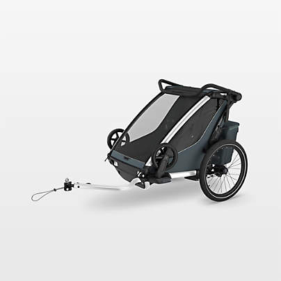 Thule Chariot Cross 2 Dark Slate Double Multisport Bike Trailer