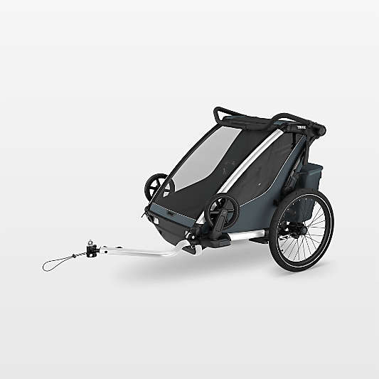 Thule Chariot Cross 2 Dark Slate Double Multisport Bike Trailer