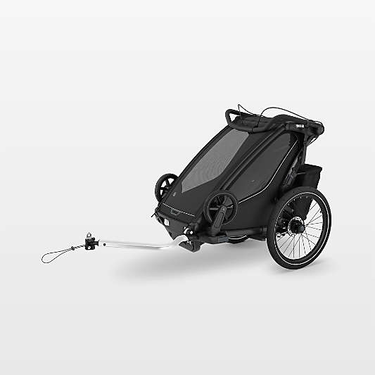 Thule Chariot Sport 2 Black Single Multisport Bike Trailer