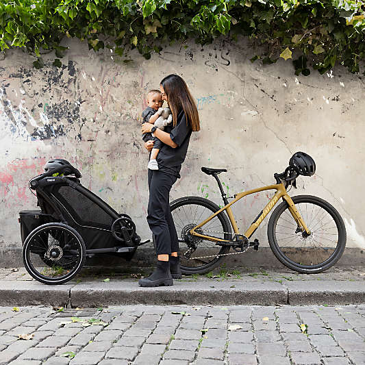 Thule Chariot Sport 2 Black Double Multisport Bike Trailer