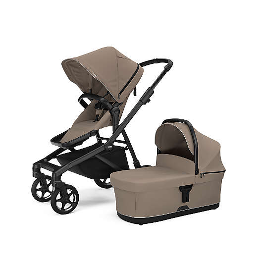 Thule Sleek 2 Tinted Taupe Convertible Baby Stroller