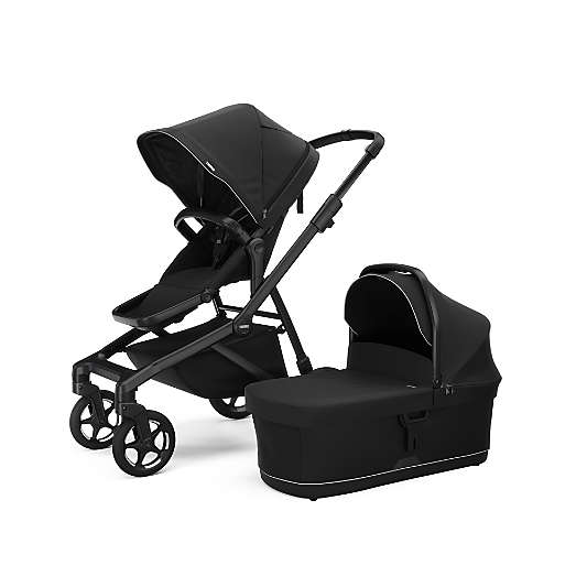 Thule Sleek 2 Black Convertible Baby Stroller