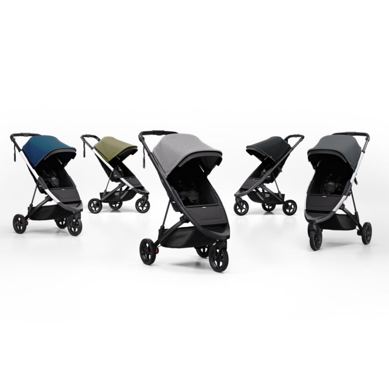 Thule Spring Grey Mélange Compact City Newborn Stroller - image 6 of 7