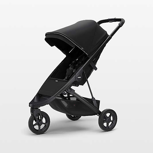 Thule Spring Black Compact City Newborn Stroller