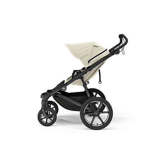 Thule Urban Glide Soft Beige 4-Wheel Newborn Stroller with Magnetic Buckle