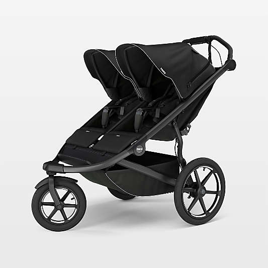 Thule Urban Glide 3 Black All Terrain Double Newborn Stroller