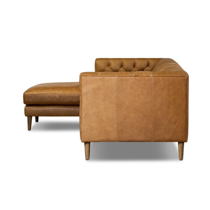 Thurston Leather 2-Piece Sectional Sofa - image 1 of 7