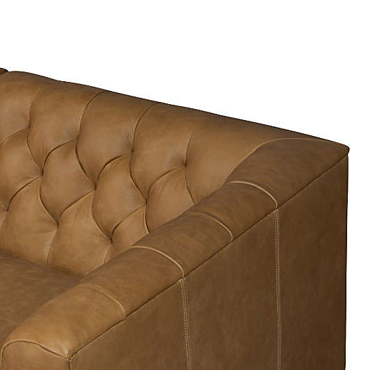 Thurston 2-Piece Leather Sectional Sofa with Chaise Lounge