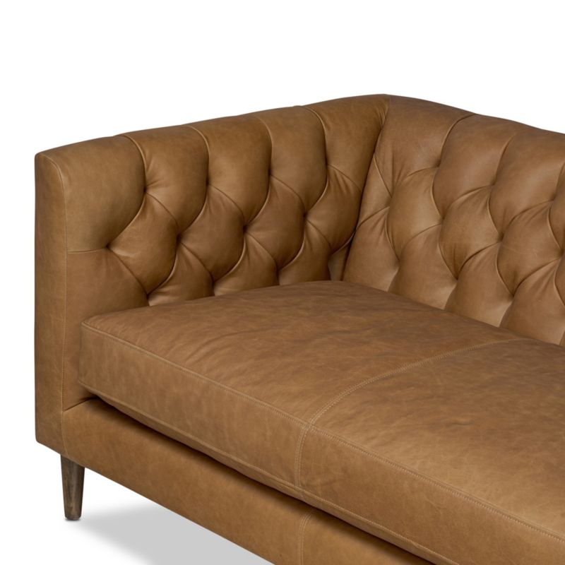 Thurston Leather 2-Piece Sectional Sofa - image 4 of 9