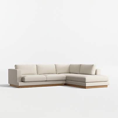 Tidal 2-Piece Sectional Sofa with Corner Bumper