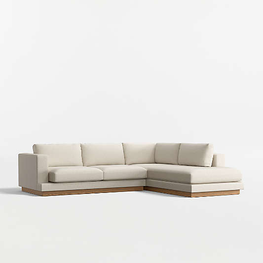 Tidal 2-Piece Sectional Sofa with Corner Bumper