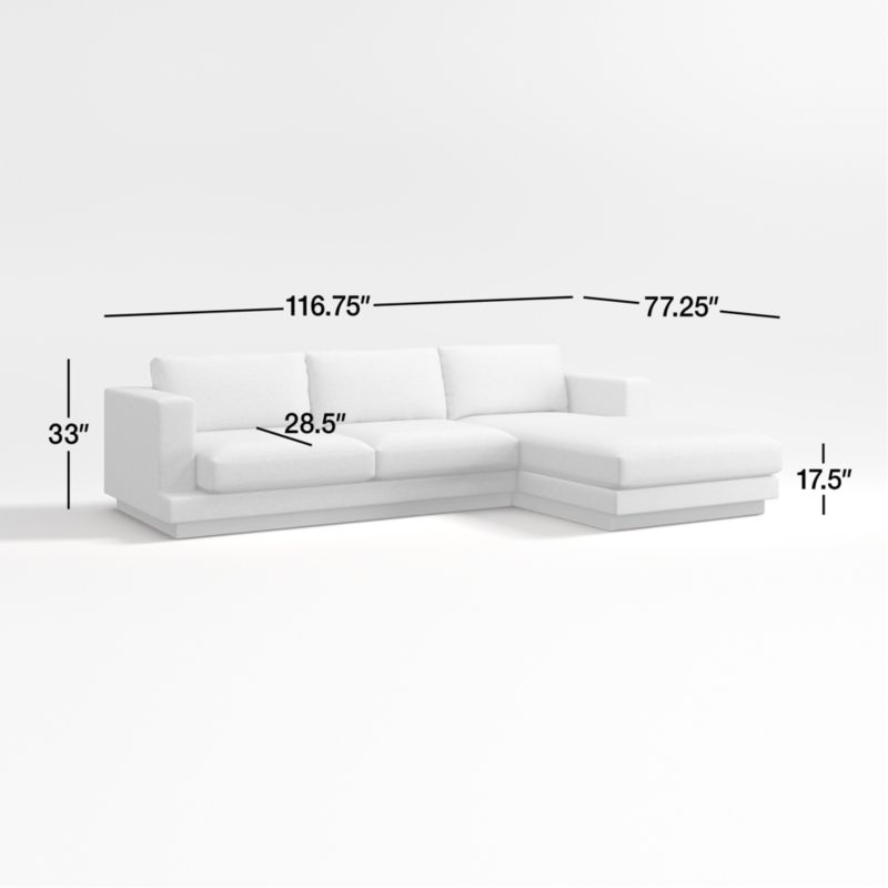 View Tidal 2-Piece Sectional Sofa with Right-Arm Chaise - image 2 of 13