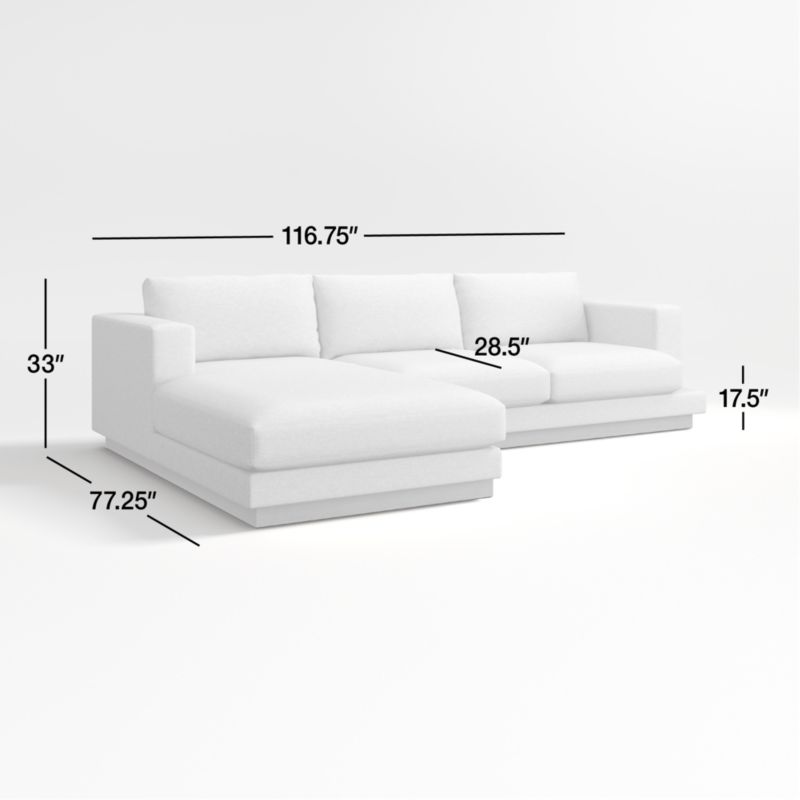 View Tidal 2-Piece Sectional Sofa with Left-Arm Chaise - image 2 of 11