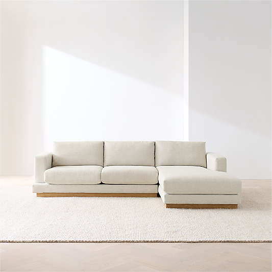 Tidal 2-Piece Sectional Sofa with Chaise Lounge