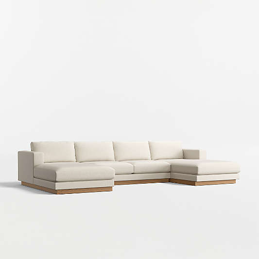 Tidal 3-Piece Double Chaise Sectional Sofa