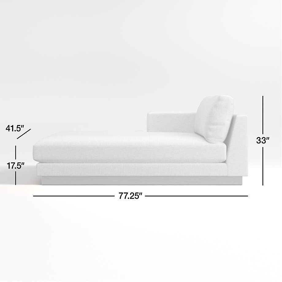 View Tidal Left-Arm Chaise - image 3 of 7