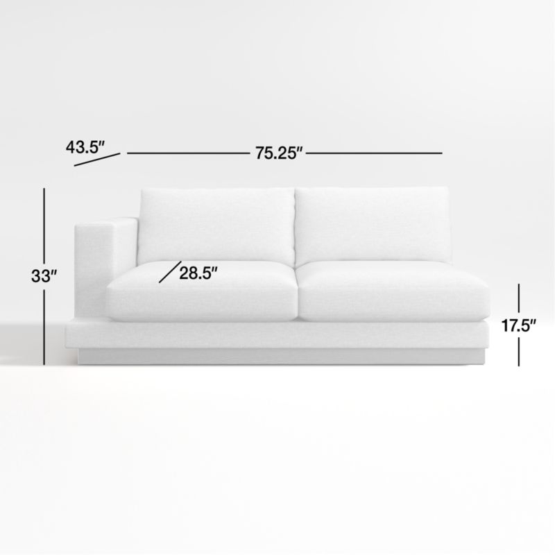 View Tidal Left-Arm Sectional Sofa - image 2 of 8