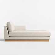 Willow II Slipcovered Bench Left-Arm Chaise