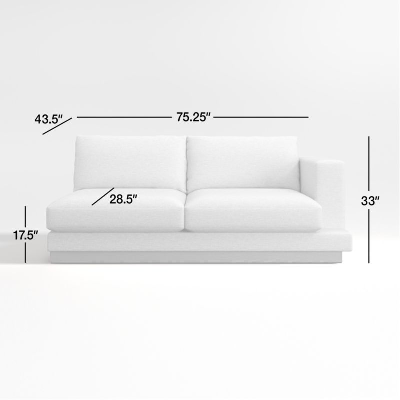 View Tidal Right-Arm Sectional Sofa - image 2 of 9