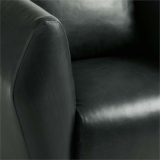 Tierra Leather Swivel Accent Chair