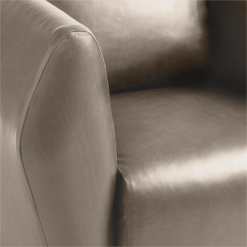 Tierra Leather Swivel Accent Chair - image 6 of 7