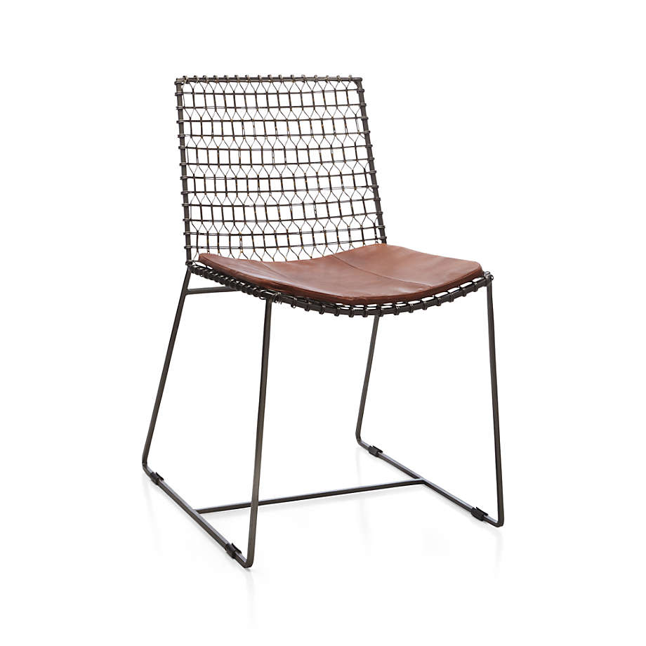 Tig Metal Dining Side Chair Reviews Crate Barrel