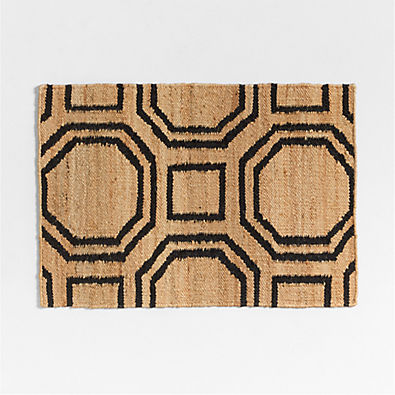 View Tile Geo Jute Indoor/Outdoor Doormat 24"x36" details