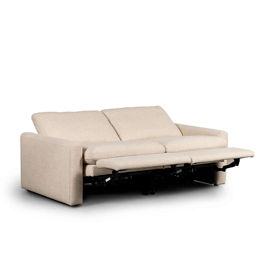 Fabric power recliner online sofa