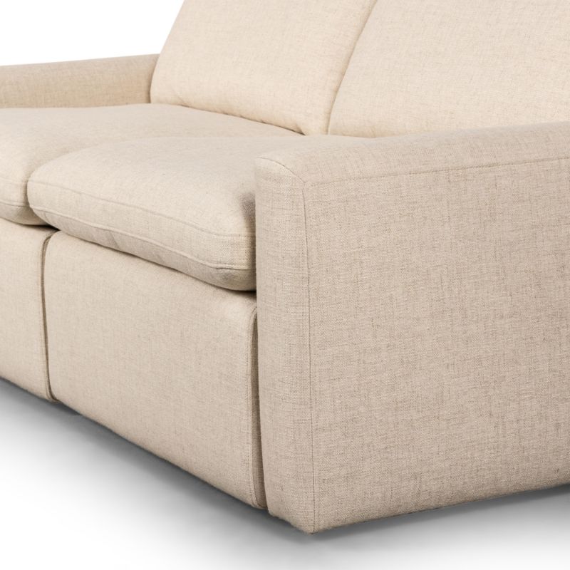 Tillery 2-Piece Antigo Natural Fabric Power Recliner Sofa - image 10 of 10