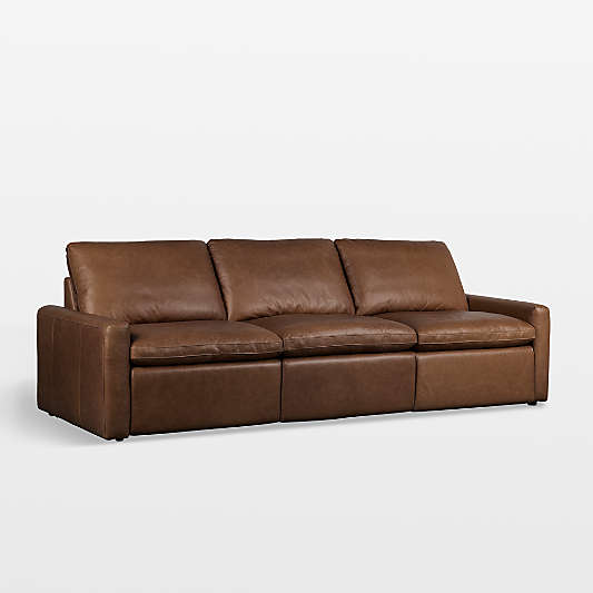 Tillery 3-Piece Sonoma Leather Power Recliner Sofa