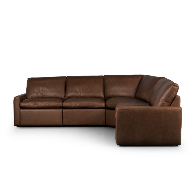 Tillery 5-Piece Sonoma Leather Power Recliner Sectional Sofa - image 5 of 8