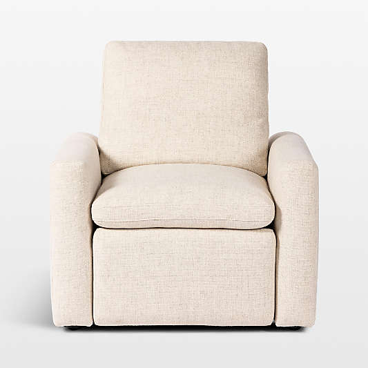 Tillery Antigo Natural Fabric Power Recliner Accent Chair