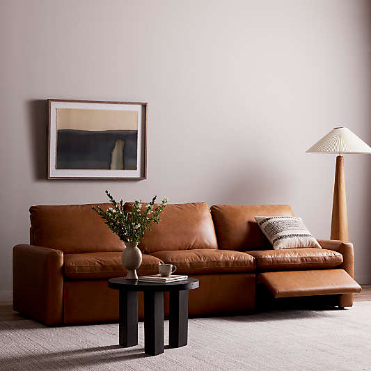 Tillery 111" Power Triple-Reclining Leather Sofa
