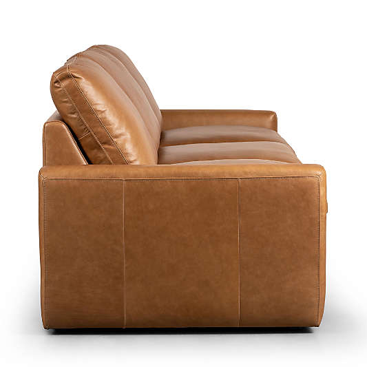 Tillery Antigo Leather Power Recliner Sofa (78"-111")