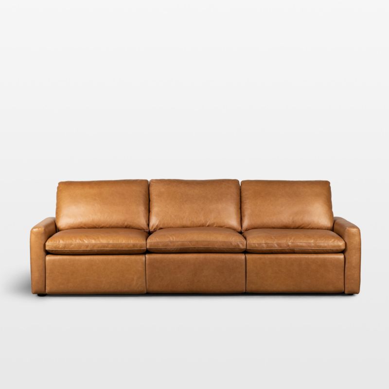 Tillery -Piece Antigo Leather Power Recliner Sofa